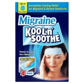 Pleistras "Kool'n'Soothe Migraine" N4 (nuo migrenos)