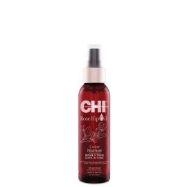 CHI Nenuplaunamas plaukų tonikas su erškėtrožių aliejumi CHI Rose Hip Oil Leave-in tonic 118 ml