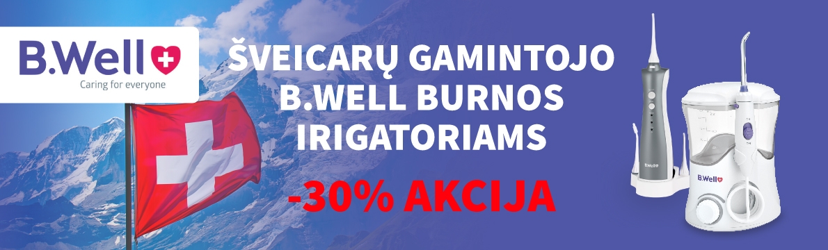 B.Well irigatoriai -30%
